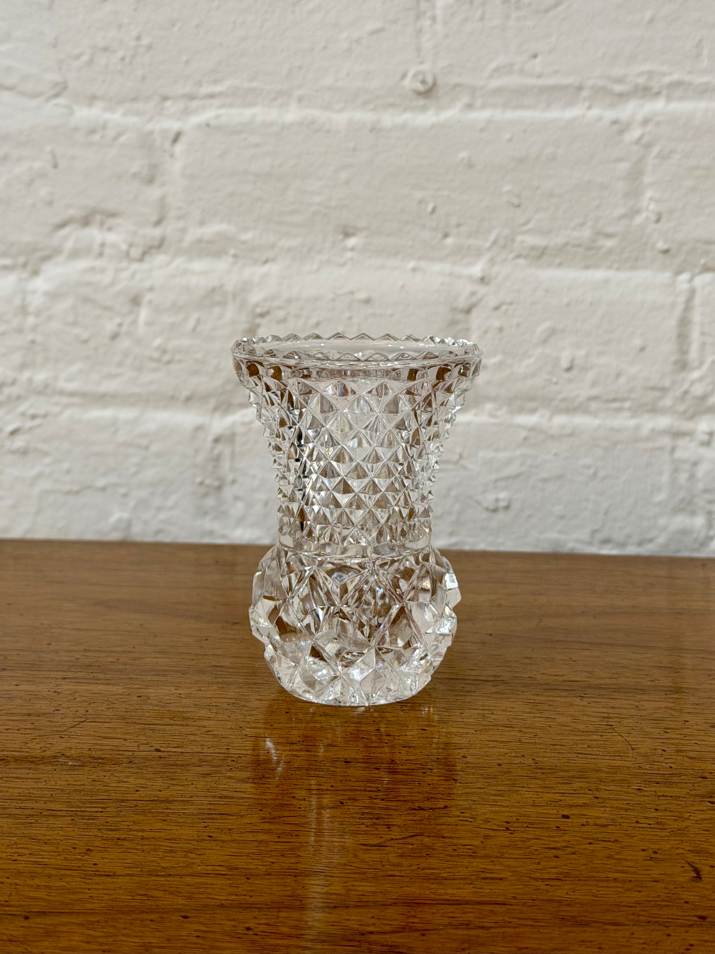 Cut Glass Bud Vase