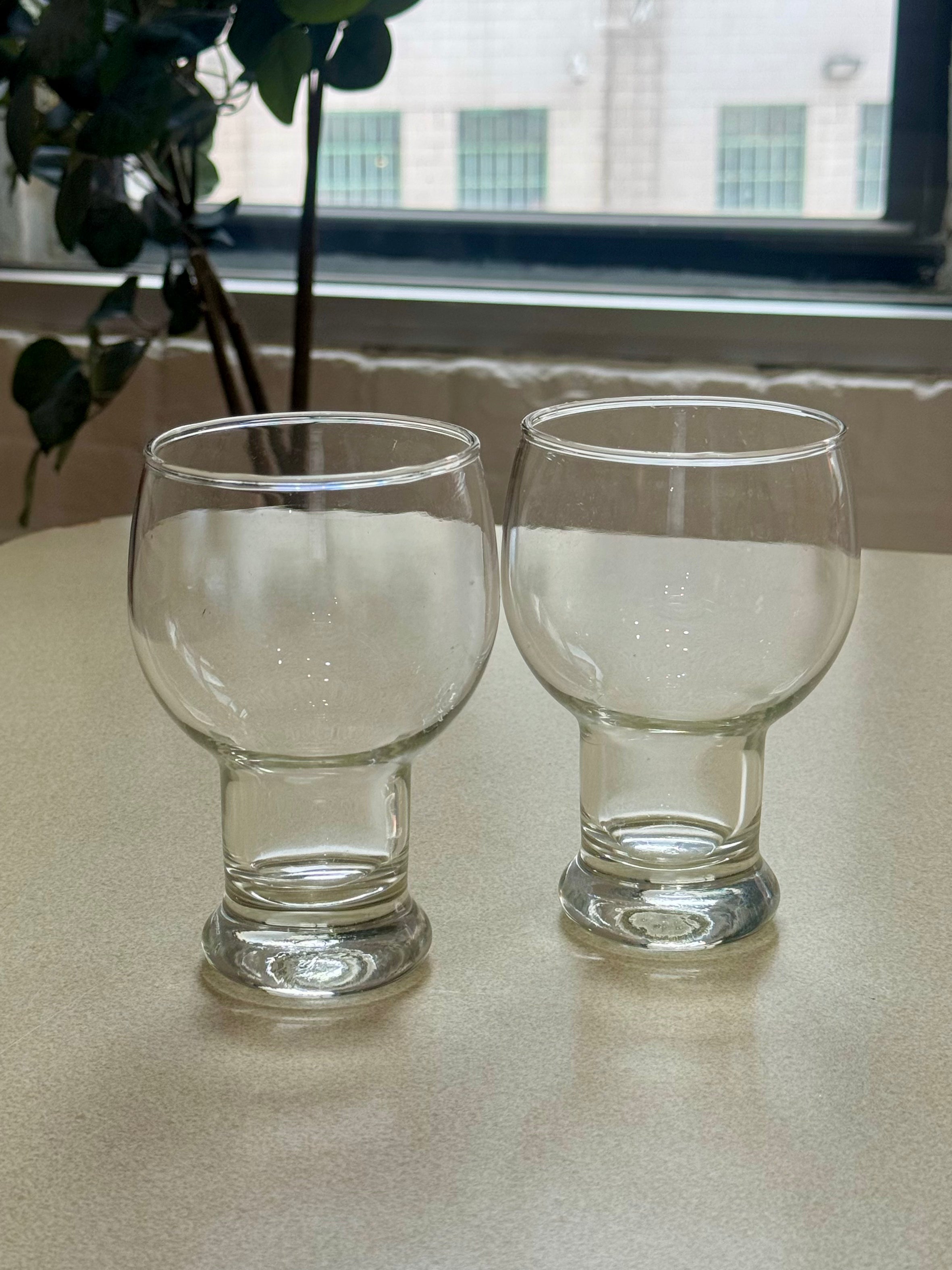 Federal Glass Globe Goblets