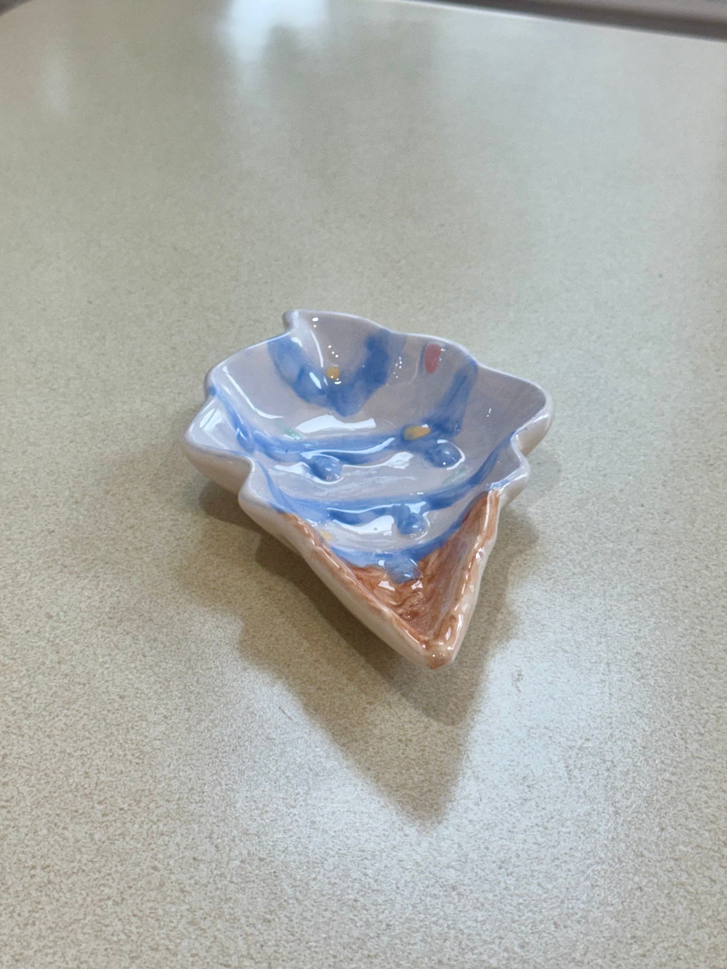 Ceramic Ice Cream Cone Plate
