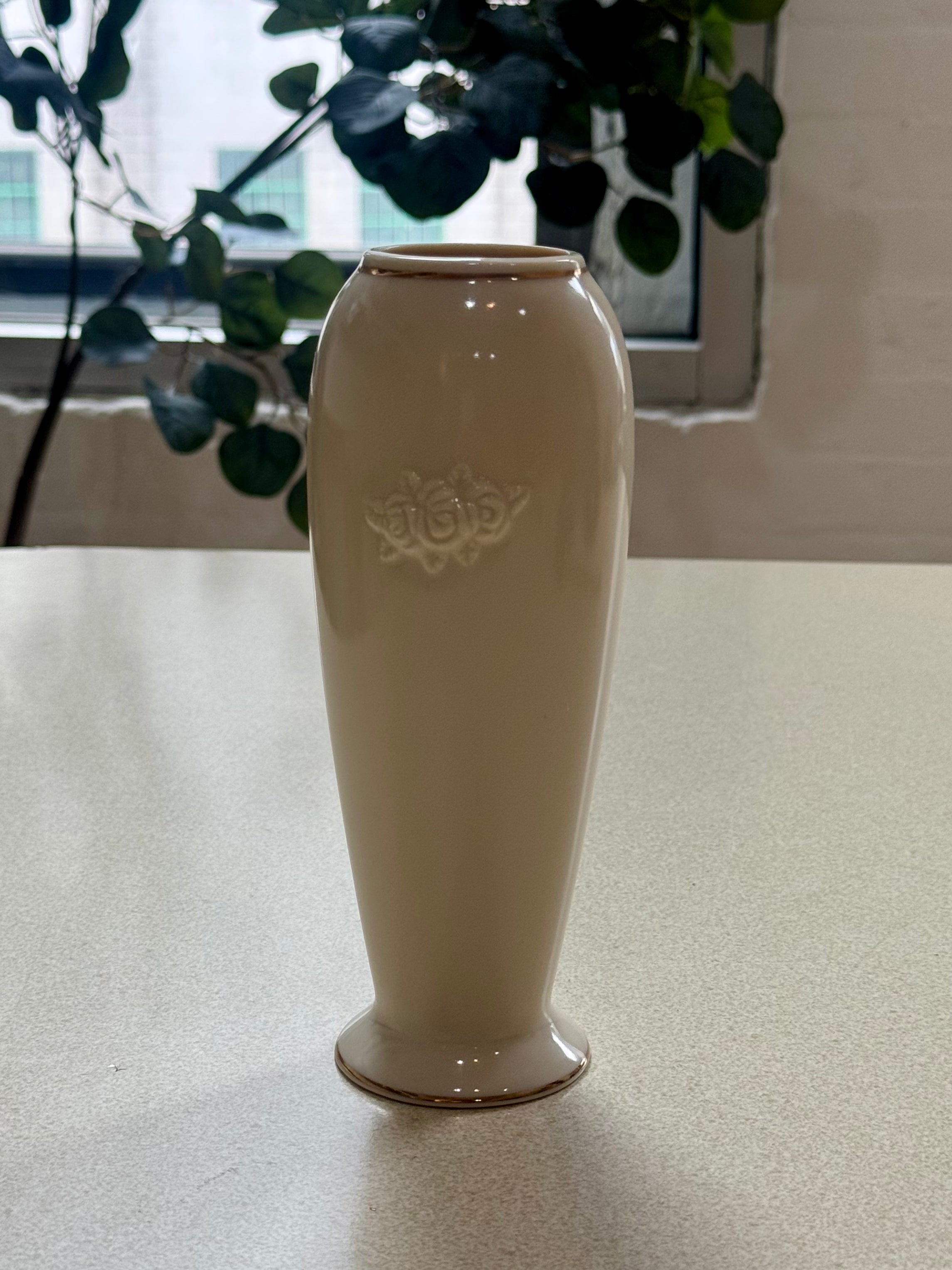 Lenox Ivory Rose Bud Vase