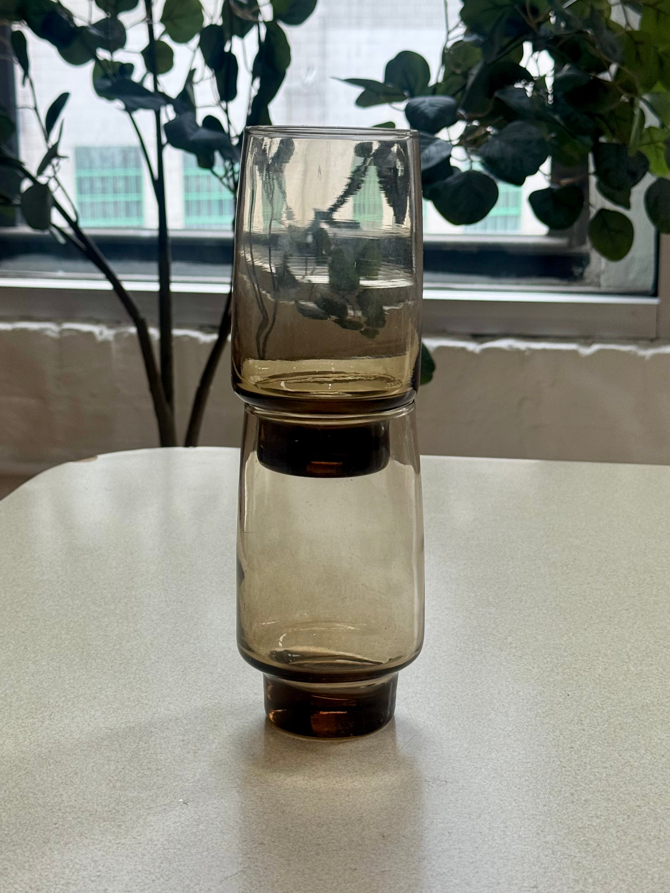 Vintage Libbey Tawny Accent Glassware