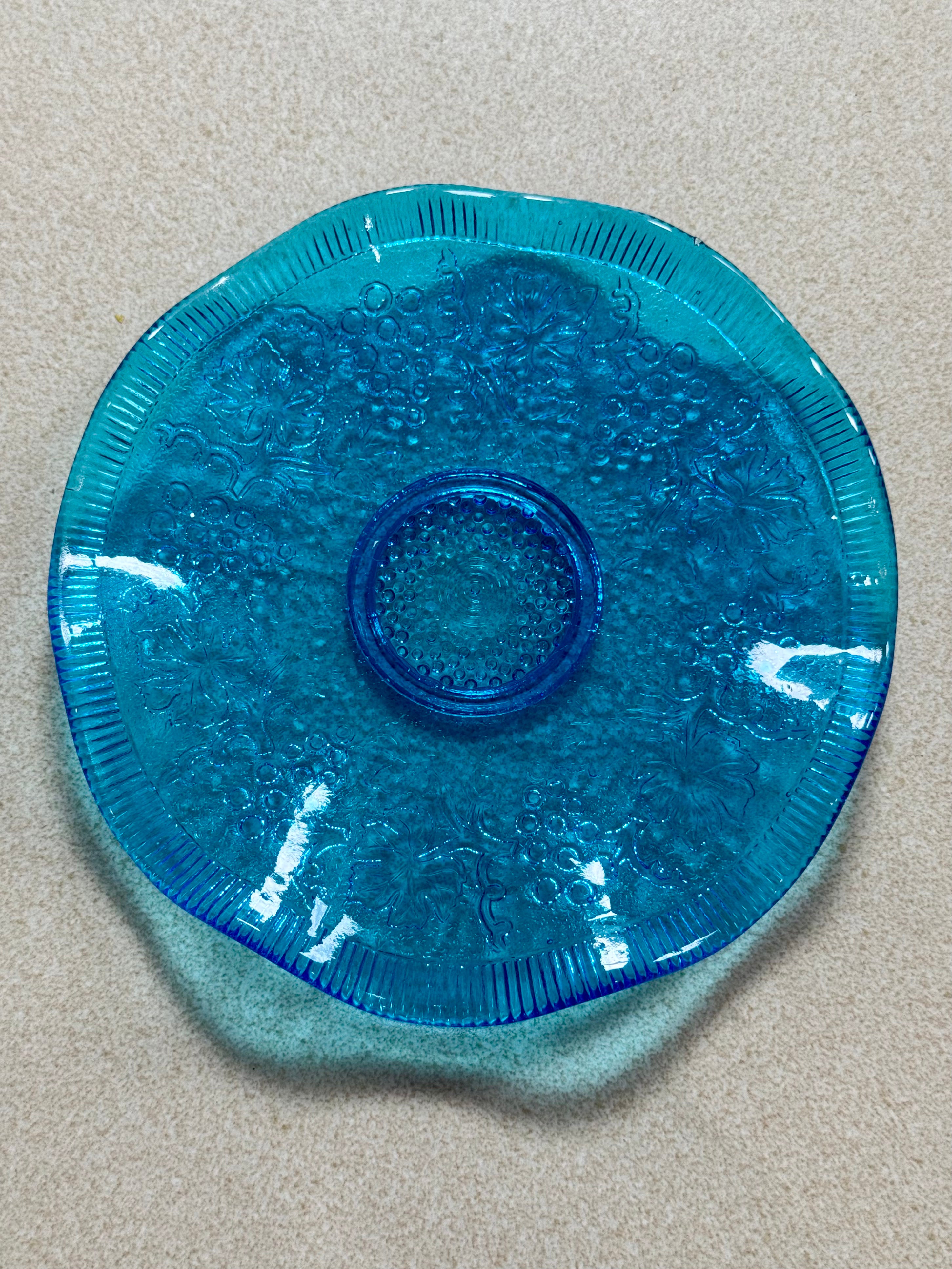 Depression Glass Ruffled Dessert Plates/Bowls