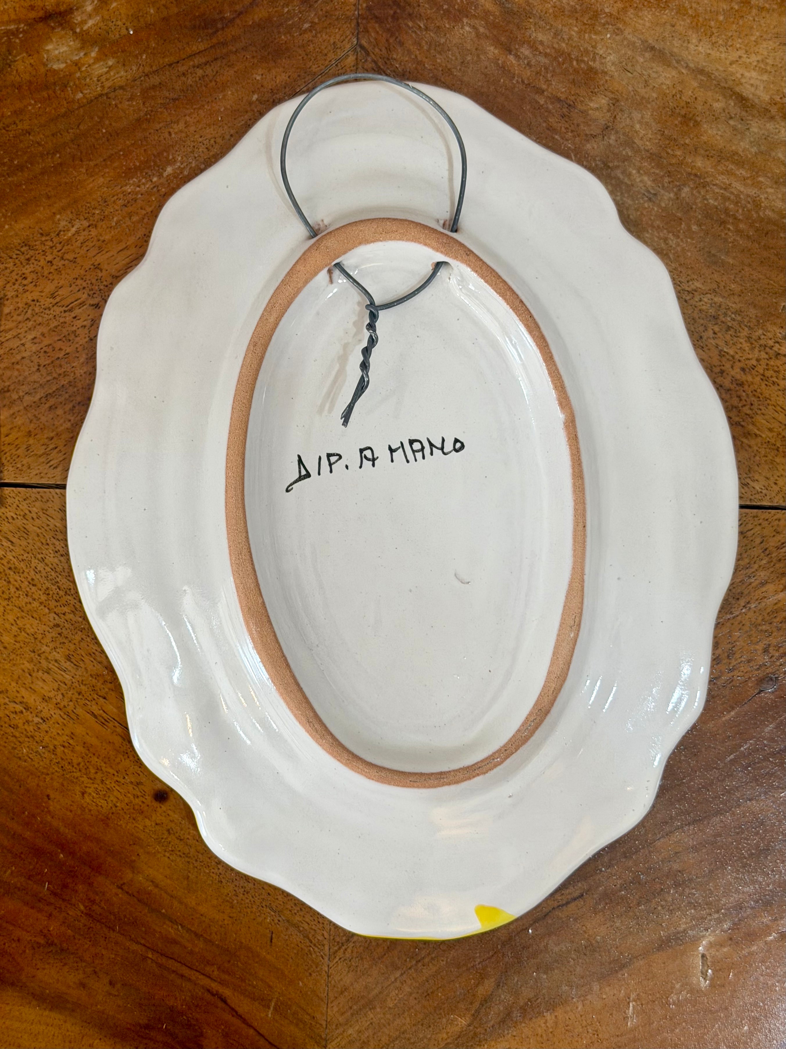 Hand Painted Ceramic Wall Hanging
